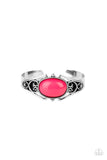 Paparazzi - Springtime Trendsetter - Pink Bracelet Cuff