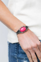 Paparazzi - Springtime Trendsetter - Pink Bracelet Cuff