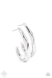 Paparazzi - Made You HOOK - Silver Earrings Fashion Fix