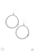 Paparazzi - Rustic Society - Silver Earrings Fashion Fix