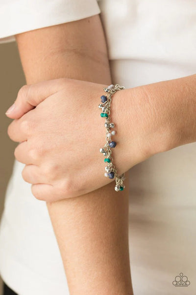 Paparazzi - Aquatic Adventure - Blue Bracelet Clasp 615 (D)
