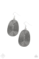Paparazzi - Desert Climate - Silver Earrings Fashion Fix