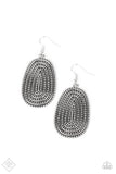Paparazzi - Desert Climate - Silver Earrings Fashion Fix