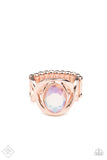 Paparazzi - Mystical Treasure - Rose Gold Paparazzi Ring Fashion Fix