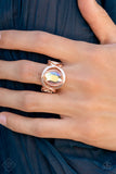 Paparazzi - Mystical Treasure - Rose Gold Paparazzi Ring Fashion Fix