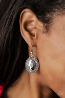 Paparazzi - Rebel Highness - Silver Earrings Fashion Fix