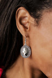 Paparazzi - Rebel Highness - Silver Earrings Fashion Fix