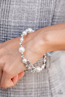 Paparazzi - Chicly Celebrity - White Bracelet Fashion Fix