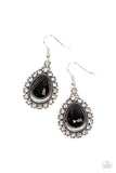 Paparazzi - Divinely Duchess - Black Earrings