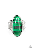 Paparazzi -Eco Expression - Green Paparazzi Ring