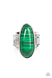 Paparazzi -Eco Expression - Green Paparazzi Ring