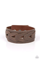 Paparazzi - Horse and Carriage - Brown Bracelet Snap (Fashion Fix Exclusive)