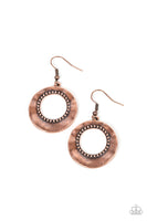 Paparazzi - Desert Diversity - Copper Earrings