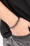 Paparazzi - Rally Together - Black Mens Bracelet Cuff