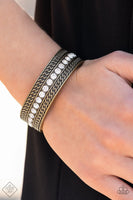 Paparazzi - Grit Goals - Brass Bracelet Cuff Fashion Fix