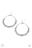 Paparazzi - Ultra Untamable - Silver Earrings Fashion Fix