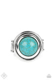 Paparazzi -  Drive You Wild - Blue Paparazzi Ring Fashion fix