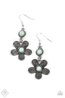 Paparazzi  Free-Spirited Flourish - Blue Earrings Fashion Fix