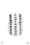 Paparazzi - Imperial Glory - Silver Paparazzi Ring Fashion Fix