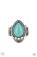 Paparazzi - Rural Rapids - Blue Paparazzi Ring
