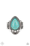 Paparazzi - Rural Rapids - Blue Paparazzi Ring