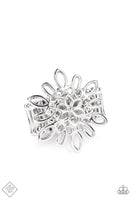Paparazzi - Coastal Chic - Silver Paparazzi Ring Fashion Fix
