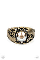 Paparazzi - Shimmer in Time - Brass Paparazzi Ring Fashon Fix