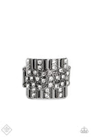 Paparazzi - Lawbreaking Loot - Black Paparazzi Ring Fashion Fix