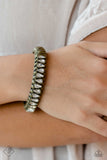 Paparazzi - Crafted Coals - Brass Bracelet Bangle Fashion Fix