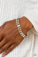 Paparazzi - Darling Debutante - Gold Bracelet Clasp Fashion fix