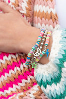 Paparazzi - Far Out Fashion - Multi Bracelet Fashion Fix Stretchy Bracelet