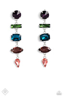 Paparazzi - Connected Confidence - Multi Post Earrings Fashion Fix