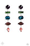 Paparazzi - Connected Confidence - Multi Post Earrings Fashion Fix