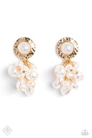 Paparazzi - Long Time No SEA - Gold Post Earrings Fashion Fix