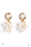 Paparazzi - Long Time No SEA - Gold Post Earrings Fashion Fix