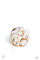 Paparazzi - SEA Reason - Gold Paparazzi  Ring Fashion Fix