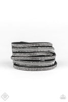 Paparazzi -  Royal Razzle - Black Bracelet Fashion Fix