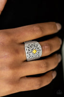 Paparazzi - Here Today, Gone Tom-ARROW - Yellow Paparazzi Ring #759