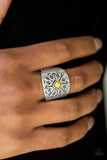 Paparazzi - Here Today, Gone Tom-ARROW - Yellow Paparazzi Ring #759