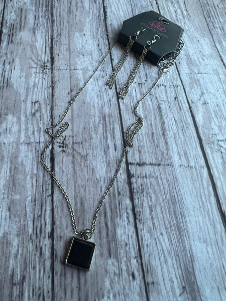 Paparazzi - Black Pendant Necklace #2232