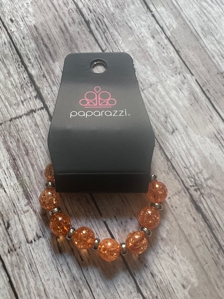 Paparazzi - Starlet Shimmer Bracelet Orange
