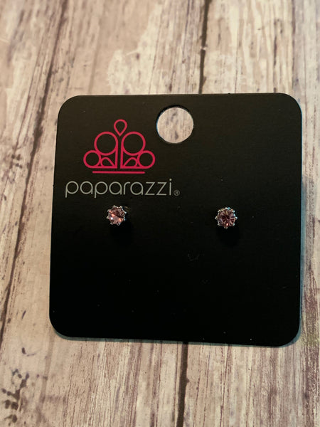 Paparazzi - Starlet Shimmer Earrings Pink