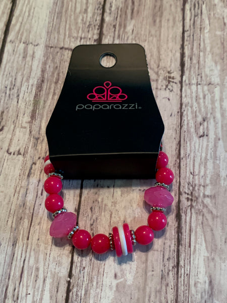 Paparazzi - Starlet Shimmer Bracelet Pink