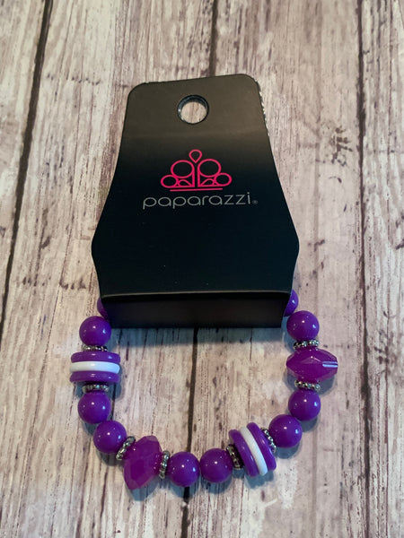 Paparazzi - Starlet Shimmer Bracelet Purple