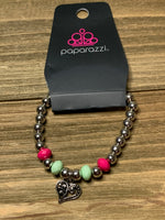 Paparazzi - Starlet Shimmer Bracelet Heart