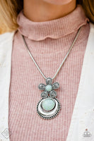 Paparazzi - Bohemian Blossom - Blue Necklace Fashion Fix
