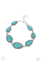 Paparazzi - Elemental Exploration - Blue Clasp Bracelet Fashion Fix