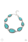 Paparazzi - Elemental Exploration - Blue Clasp Bracelet Fashion Fix