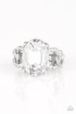 Paparazzi - Million Dollar Diva - White Paparazzi Ring