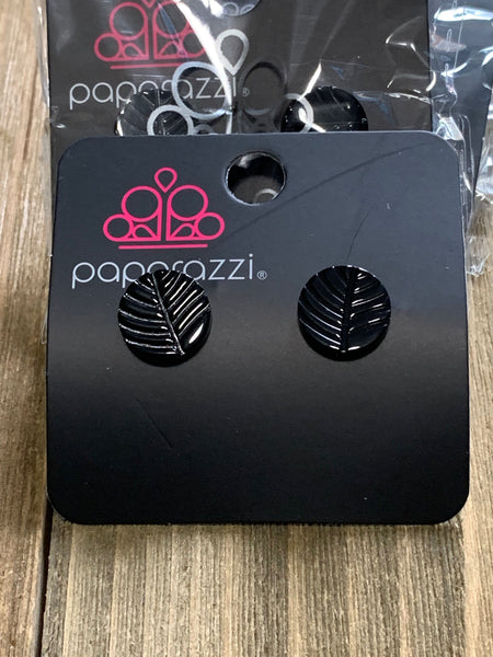 Paparazzi - Starlet Shimmer Earrings Black